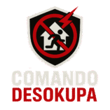 LOGOTIPO COMANDO DESOKUPA PARA FONDOS OSCUROS